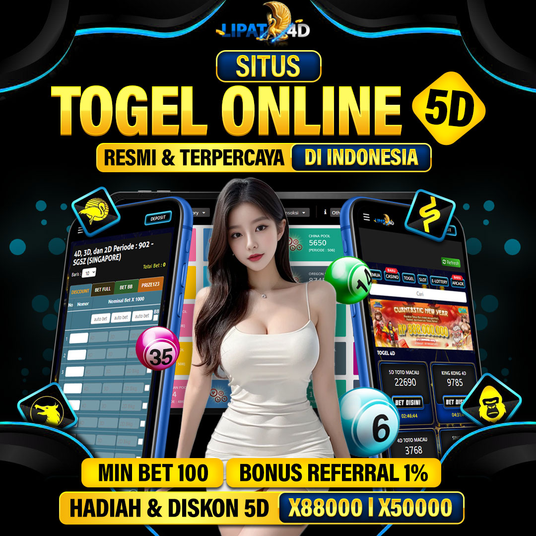 LIPAT4D | Platform Togel Online 5D Paling Populer & Terpercaya di Indonesia